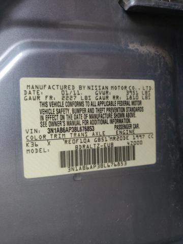 Photo 10 from auction – 2011 NISSAN SENTRA 2.0 with VIN 3N1AB6AP3BL676853