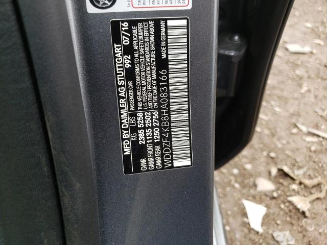 Photo 10 from auction – 2017 MERCEDES-BENZ E 300 4MAT with VIN WDDZF4KB8HA083166