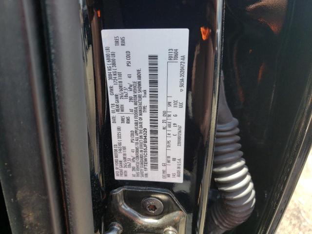 Photo 10 from auction – 2018 FORD F150 SUPER with VIN 1FTEW1C55JFB94329