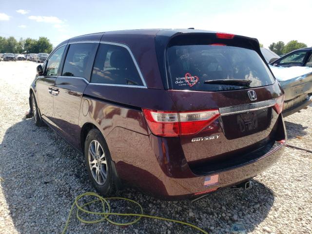 Photo 3 from auction – 2011 HONDA ODYSSEY EX with VIN 5FNRL5H65BB073616