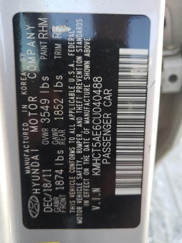 Photo 10 from auction – 2012 HYUNDAI ACCENT GLS with VIN KMHCT5AE6CU040488