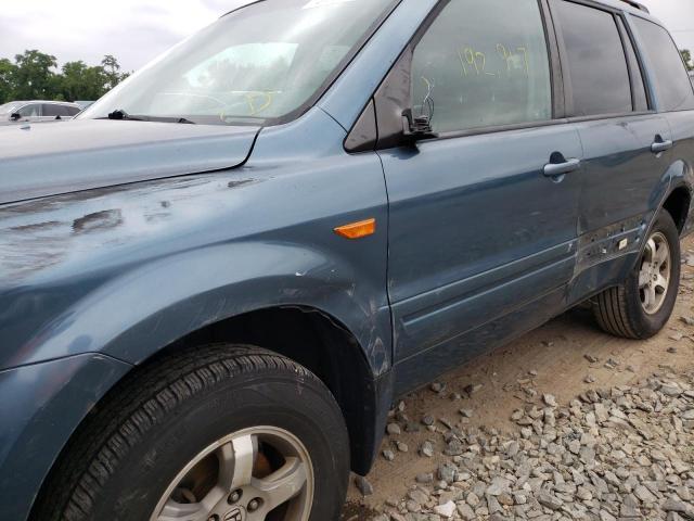 Photo 9 from auction – 2007 HONDA PILOT EXL with VIN 5FNYF18797B020459