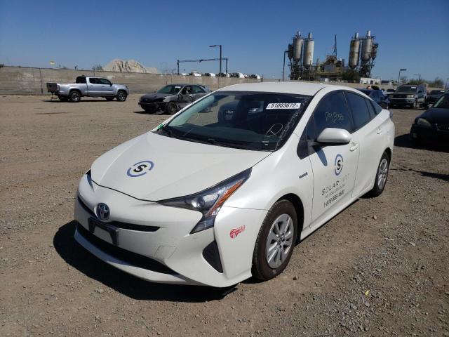 Photo 2 from auction – 2016 TOYOTA PRIUS with VIN JTDKBRFU2G3520372