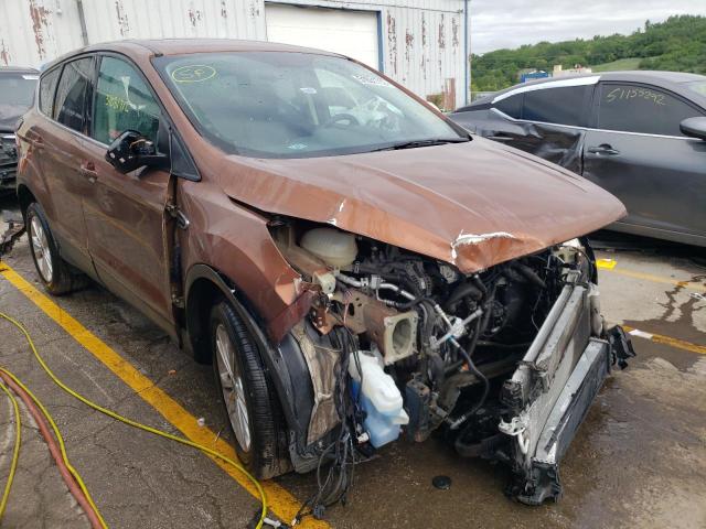 FORD ESCAPE SE 2017 with VIN 1FMCU0GD9HUC44708 - Photo from auction
