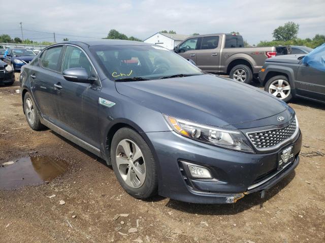 KIA OPTIMA HYB 2015 with VIN KNAGM4AD9F5081956 - Photo from auction