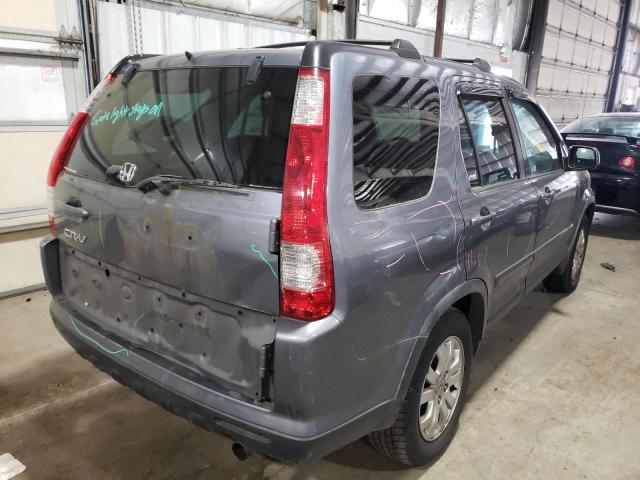 Photo 4 from auction – 2006 HONDA CR-V SE with VIN JHLRD78906C002302