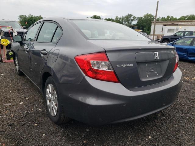 Photo 3 from auction – 2012 HONDA CIVIC LX with VIN 19XFB2F56CE307591