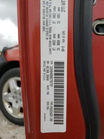 Photo 10 from auction – 2008 DODGE CALIBER SX with VIN 1B3HB48B98D782797