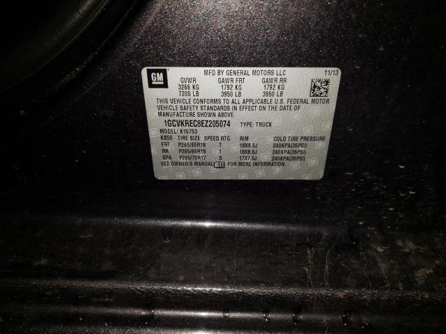 Photo 10 from auction – 2014 CHEVROLET SILVERADO with VIN 1GCVKREC8EZ205074