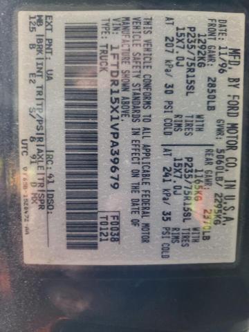 Photo 10 from auction – 1997 FORD RANGER SUP with VIN 1FTDR15X1VPA39679
