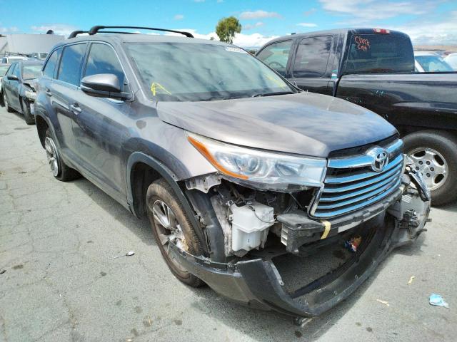 TOYOTA HIGHLANDER 2016 with VIN 5TDZKRFH6GS186265 - Photo from auction