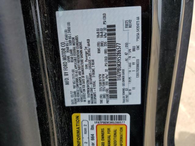Photo 10 from auction – 2017 FORD MUSTANG with VIN 1FATP8EM3H5286577