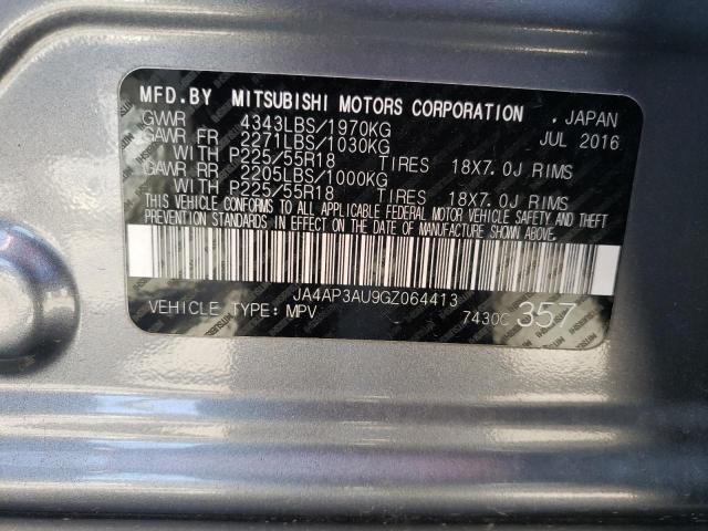 Photo 10 from auction – 2016 MITSUBISHI OUTLANDER with VIN JA4AP3AU9GZ064413