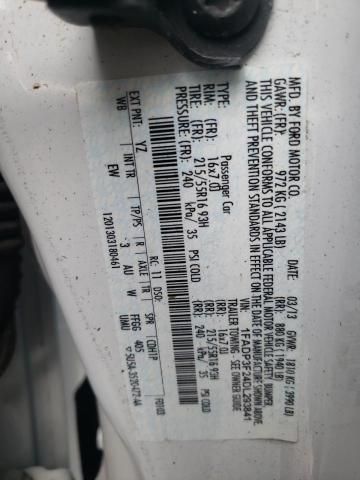 Photo 10 from auction – 2013 FORD FOCUS SE with VIN 1FADP3F24DL293841