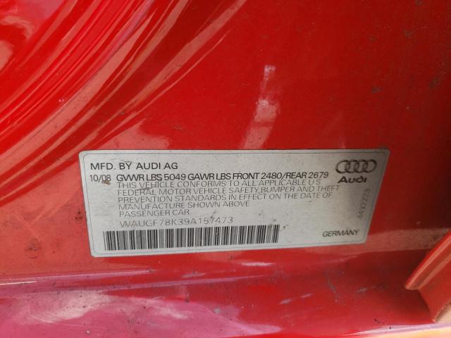 Photo 10 from auction – 2009 AUDI A4 PREMIUM with VIN WAUGF78K39A157473