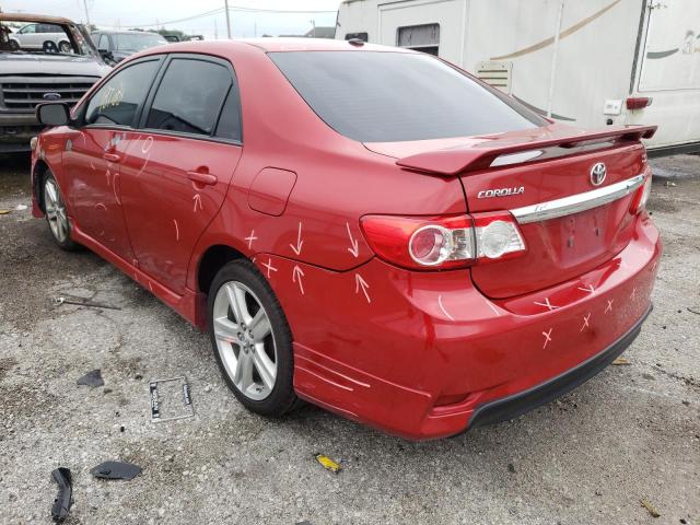 Photo 3 from auction – 2013 TOYOTA COROLLA BA with VIN 2T1BU4EE2DC973028