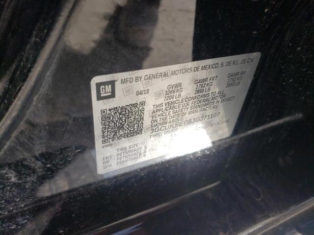 Photo 10 from auction – 2018 CHEVROLET 1500 with VIN 3GCUKSEC8JG371107