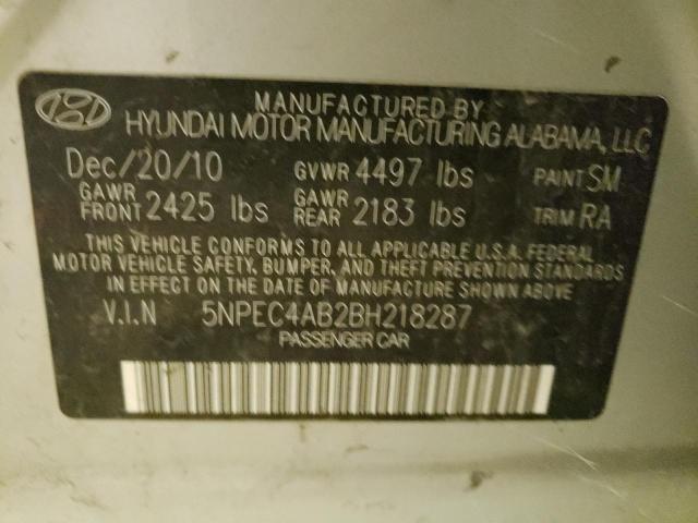 Photo 10 from auction – 2011 HYUNDAI SONATA SE with VIN 5NPEC4AB2BH218287
