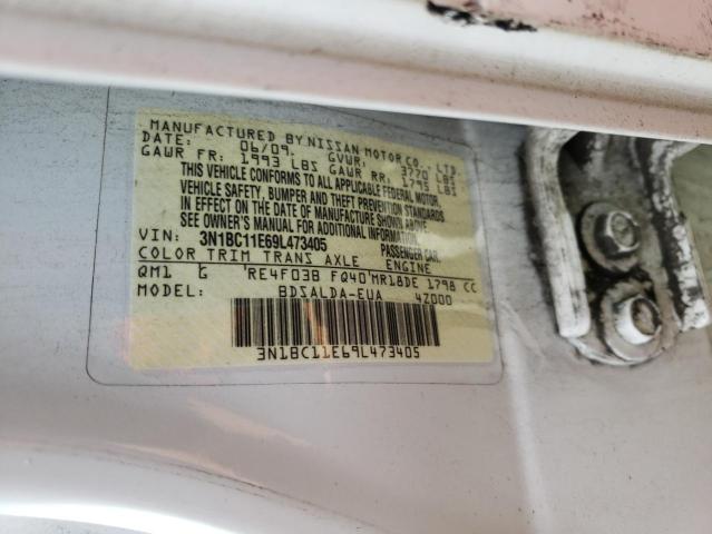 Photo 10 from auction – 2009 NISSAN VERSA S with VIN 3N1BC11E69L473405