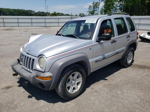 Photo 2 from auction – 2004 JEEP LIBERTY SP with VIN 1J4GL48K74W304863