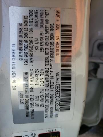 Photo 10 from auction – 2012 MAZDA CX-9 with VIN JM3TB2CV1C0336360