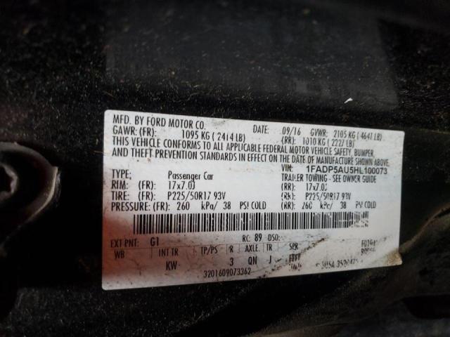 Photo 10 from auction – 2017 FORD C-MAX SE with VIN 1FADP5AU5HL100073