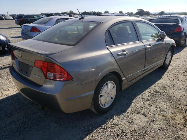 Photo 4 from auction – 2008 HONDA CIVIC HYBR with VIN JHMFA36228S027734