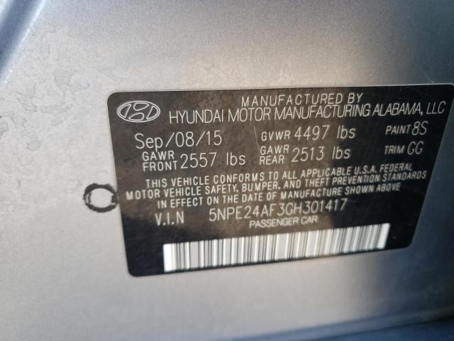 Photo 10 from auction – 2016 HYUNDAI SONATA SE with VIN 5NPE24AF3GH301417