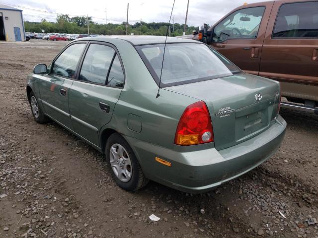Photo 3 from auction – 2003 HYUNDAI ACCENT GL with VIN KMHCG45C63U423564