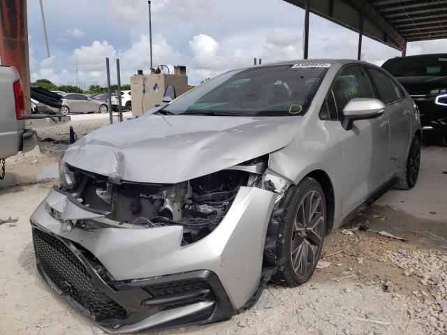 Photo 2 from auction – 2020 TOYOTA COROLLA SE with VIN 5YFS4RCE1LP034404