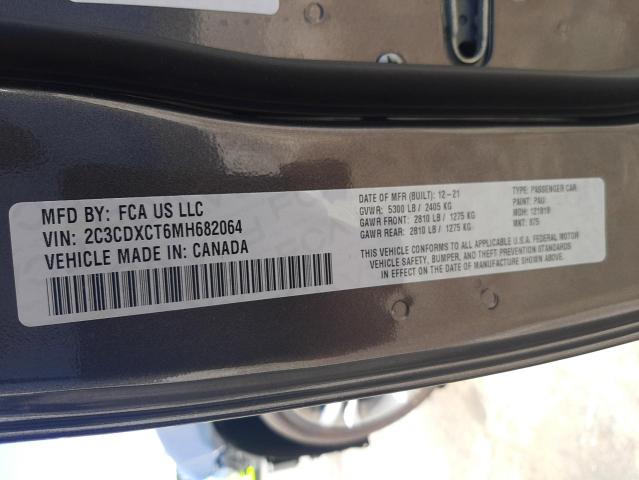 Photo 10 from auction – 2021 DODGE CHARGER R/ with VIN 2C3CDXCT6MH682064