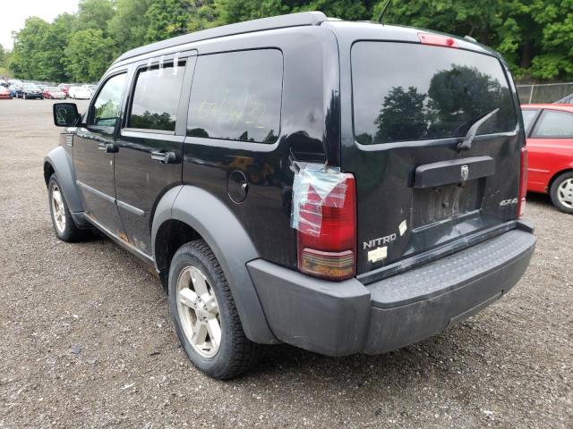 Photo 3 from auction – 2007 DODGE NITRO SXT with VIN 1D8GU28K47W535474