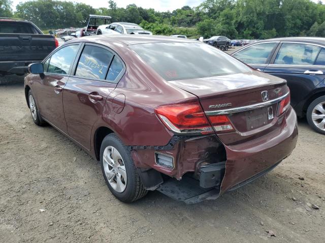 Photo 3 from auction – 2015 HONDA CIVIC LX with VIN 19XFB2F51FE065734