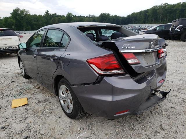Photo 3 from auction – 2015 HONDA CIVIC with VIN 19XFB2F53FE232417