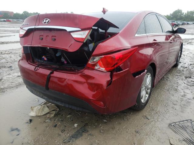 Photo 4 from auction – 2014 HYUNDAI SONATA GLS with VIN 5NPEB4AC9EH887642