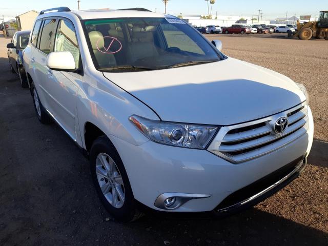 TOYOTA HIGHLANDER 2013 with VIN 5TDZK3EH7DS133973 - Photo from auction