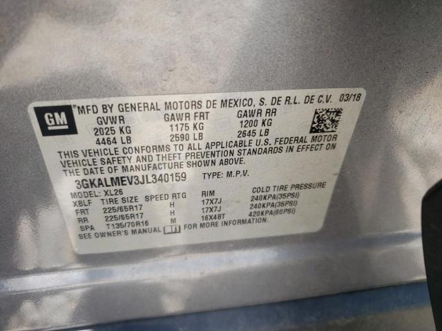 Photo 10 from auction – 2018 GMC TERRAIN SL with VIN 3GKALMEV3JL340159
