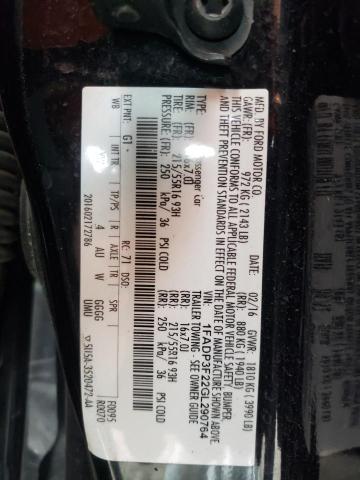 Photo 10 from auction – 2016 FORD FOCUS SE with VIN 1FADP3F22GL290764