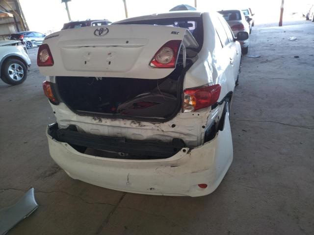 Photo 9 from auction – 2009 TOYOTA COROLLA BA with VIN JTDBL40E199063152