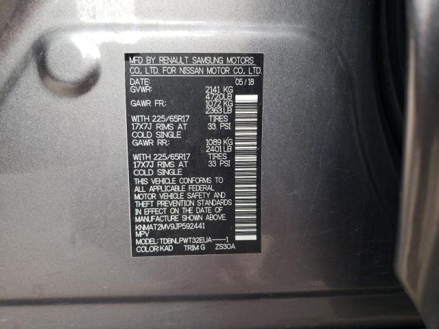 Photo 10 from auction – 2018 NISSAN ROGUE S with VIN KNMAT2MV9JP592441