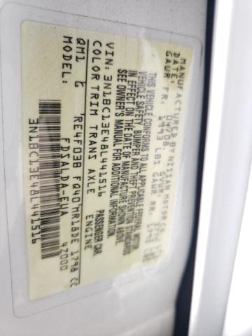 Photo 10 from auction – 2008 NISSAN VERSA S with VIN 3N1BC13E48L441516