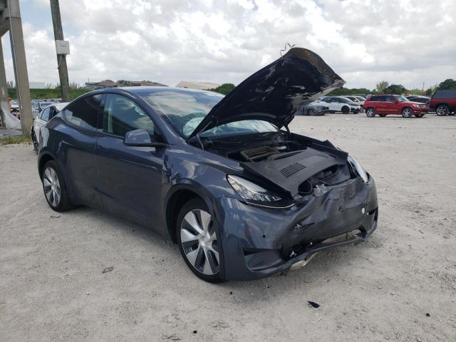 TESLA MODEL Y 2021 with VIN 5YJYGDEE5MF087606 - Photo from auction