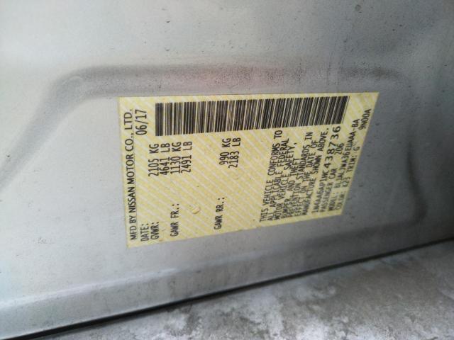 Photo 10 from auction – 2017 NISSAN MAXIMA 3.5 with VIN 1N4AA6AP1HC438736