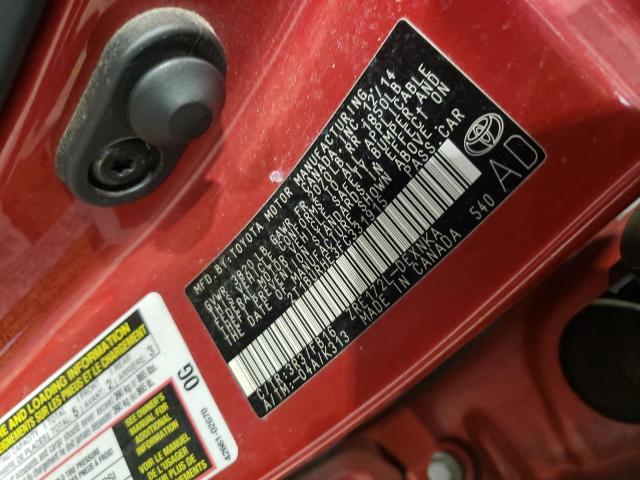 Photo 10 from auction – 2015 TOYOTA COROLLA L with VIN 2T1BURHE3FC331915