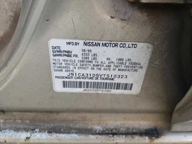 Photo 10 from auction – 2000 NISSAN MAXIMA GLE with VIN JN1CA31D5YT510323