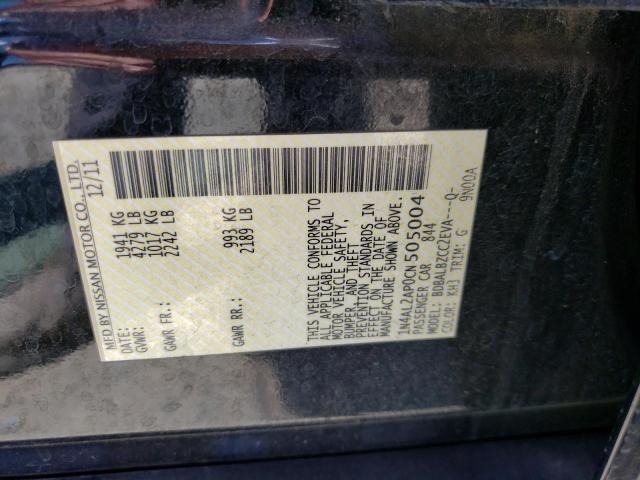 Photo 10 from auction – 2012 NISSAN ALTIMA BAS with VIN 1N4AL2AP0CN505004
