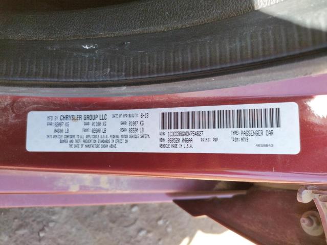 Photo 10 from auction – 2013 CHRYSLER 200 with VIN 1C3CCBBGXDN754627