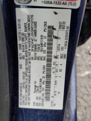 Photo 10 from auction – 2016 FORD FIESTA SE with VIN 3FADP4EJXGM112176