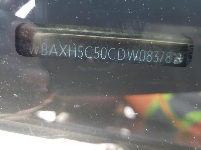 Photo 10 from auction – 2012 BMW 528 XI with VIN WBAXH5C50CDW08378