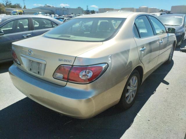 Photo 4 from auction – 2002 LEXUS ES 300 with VIN JTHBF30G220074835